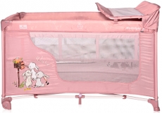 Дитячий манеж Lorelli Moonlight 2 Layer Beige Rose RABBITS